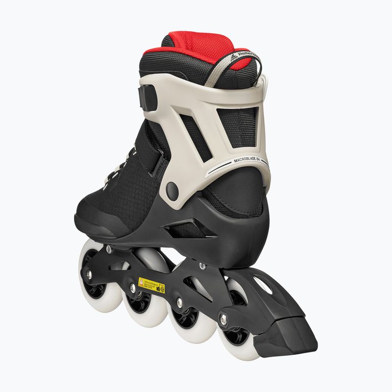 Pánske kolieskové korčule Rollerblade Macroblade 84 black/sand/red 5