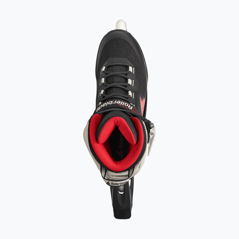 Pánske kolieskové korčule Rollerblade Macroblade 84 black/sand/red 6