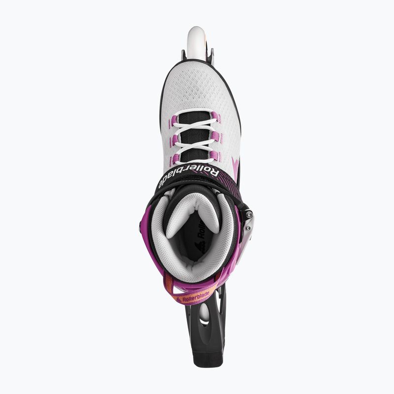 Dámske kolieskové korčule Rollerblade Macroblade 84 W light grey/violet/orange 7