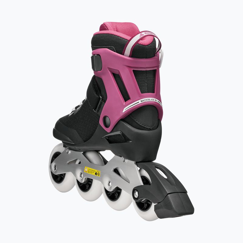 Dámske kolieskové korčule Rollerblade Macroblade 84 W black/burgundy/ocean green 6