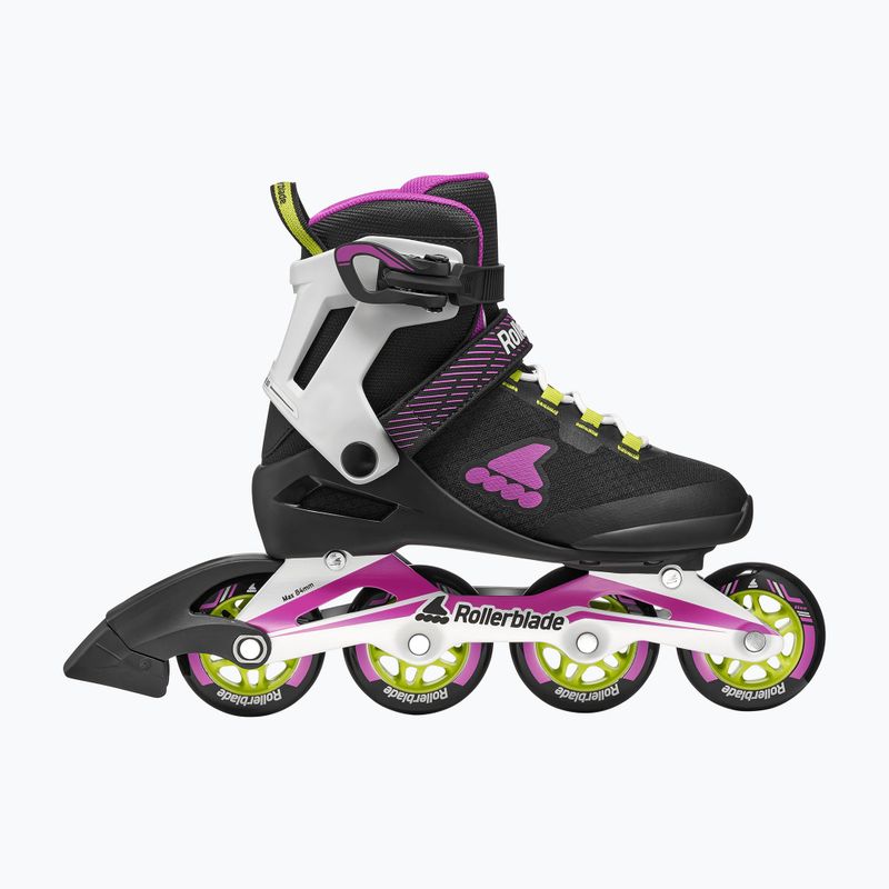 Dámske kolieskové korčule Rollerblade Macroblade 80 W black/dark fuchsia 2