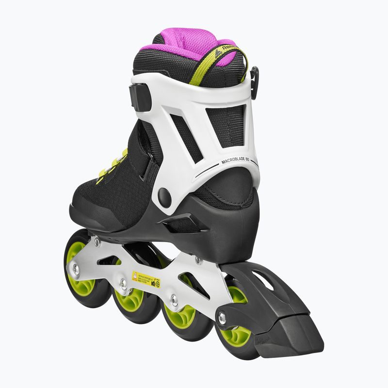 Dámske kolieskové korčule Rollerblade Macroblade 80 W black/dark fuchsia 5