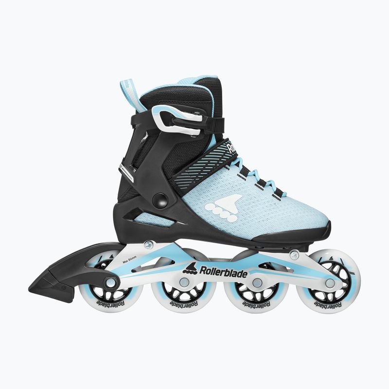 Dámske kolieskové korčule Rollerblade Macroblade 80 W powder blue/black 2