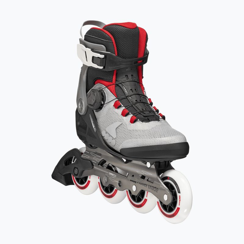 Pánske kolieskové korčule Rollerblade Macroblade 90 Boa black/grey/red 5