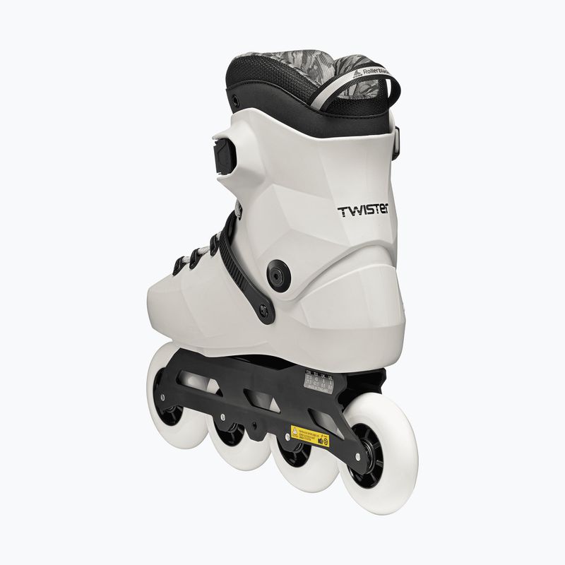 Kolieskové korčule Rollerblade Twister 90R white smoke/black 6