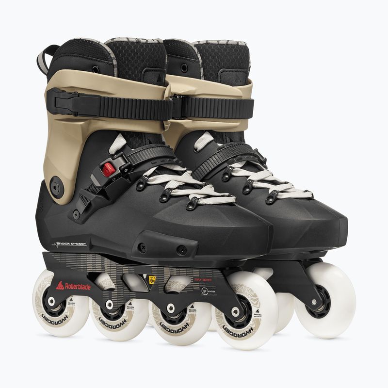 Kolieskové korčule Rollerblade Twister Xt black/sand/red 4