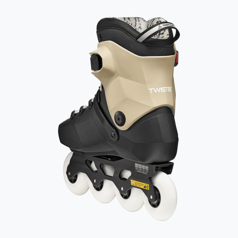 Kolieskové korčule Rollerblade Twister Xt black/sand/red 6