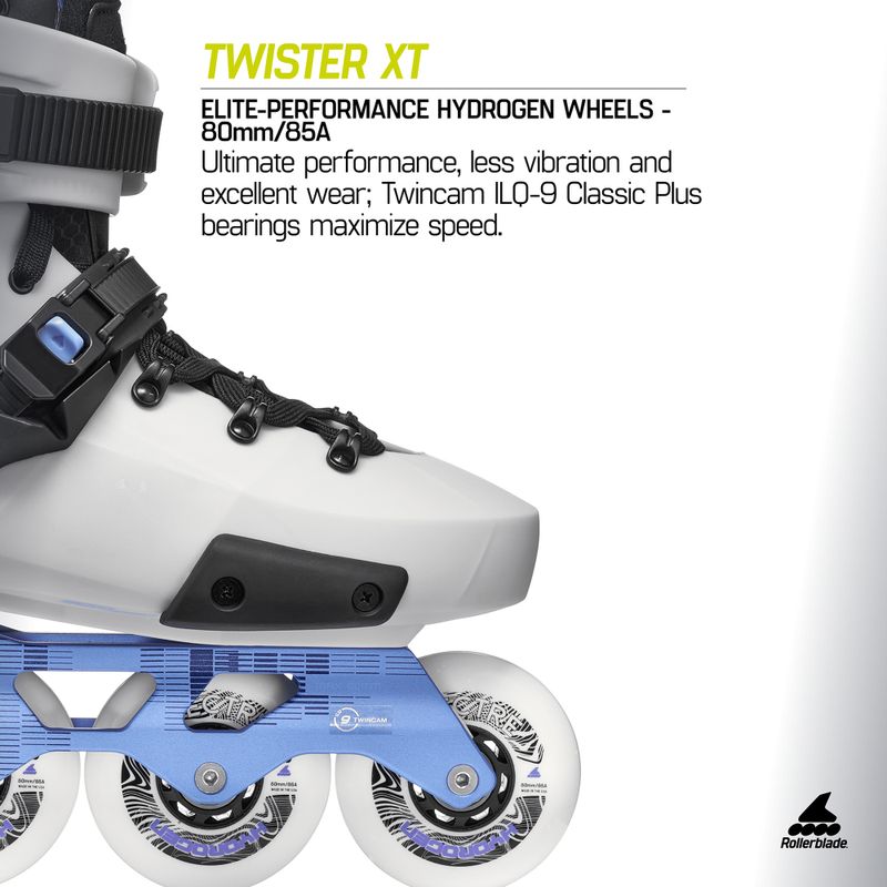 Valce Rollerblade Twister Xt grey pearl/periwinkle 9
