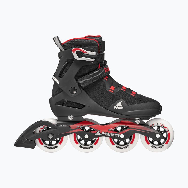 Pánske kolieskové korčule Rollerblade Macroblade 90 black/red 2