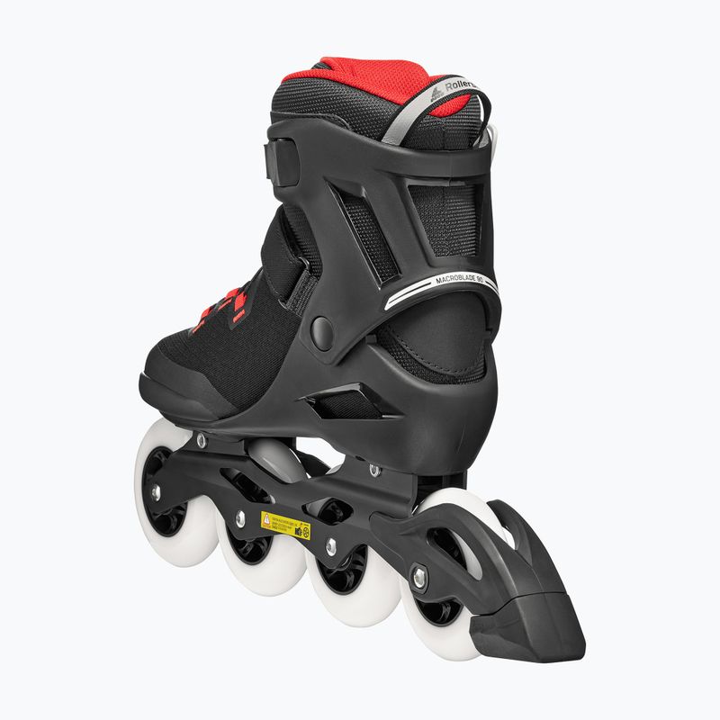 Pánske kolieskové korčule Rollerblade Macroblade 90 black/red 5