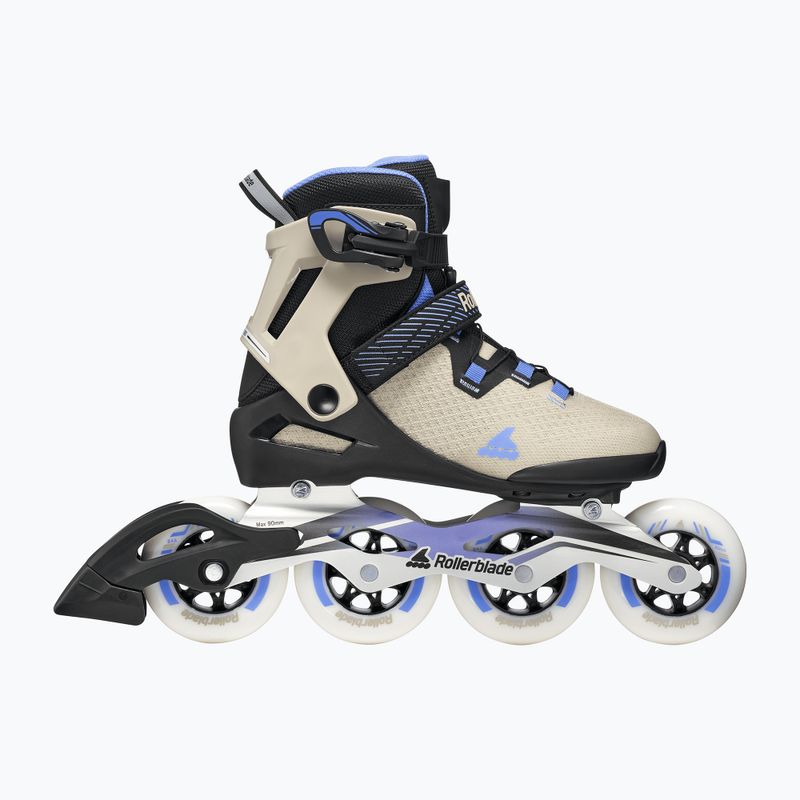 Dámske kolieskové korčule Rollerblade Macroblade 90 W black/sand/cornflower 2