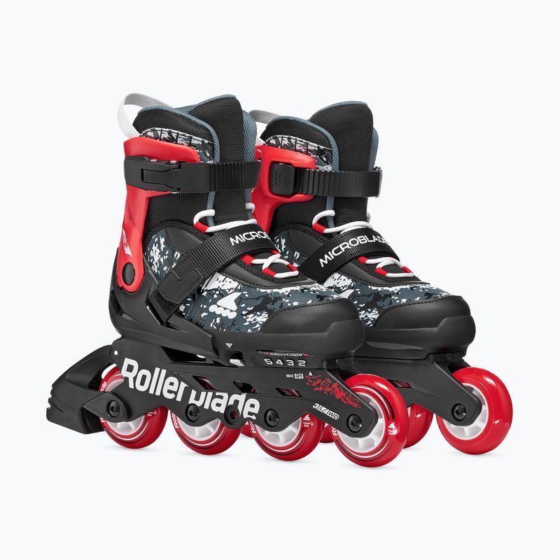 Detské kolieskové korčule Rollerblade Microblade SL Jr black/red 4