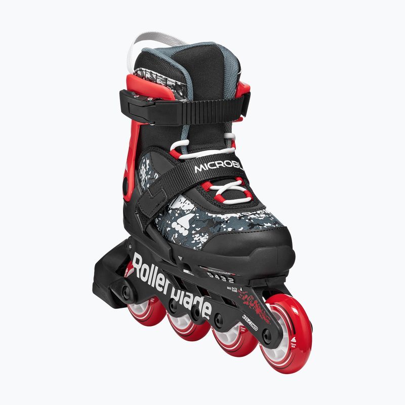 Detské kolieskové korčule Rollerblade Microblade SL Jr black/red 5