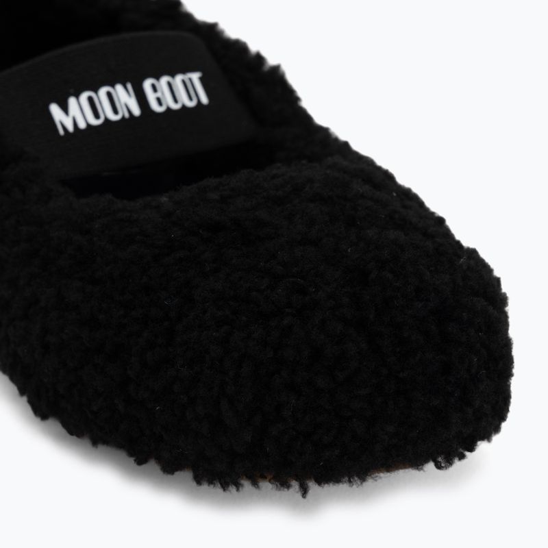 Dámske baleríny Moon Boot Shearling Ballerina čierne 7