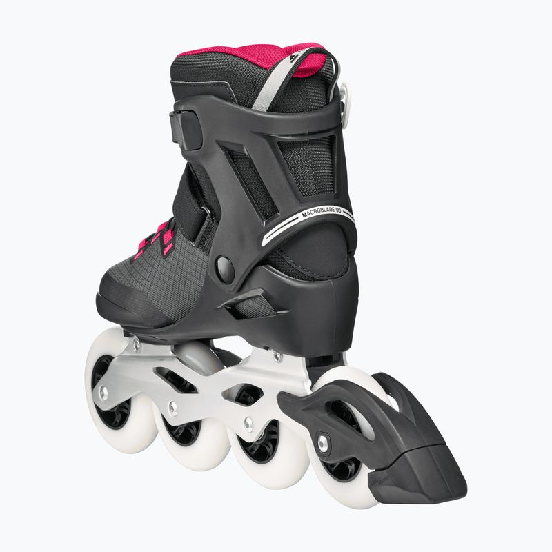 Dámske kolieskové korčule Rollerblade Macroblade 90 W black/burgundy/ocean green 6