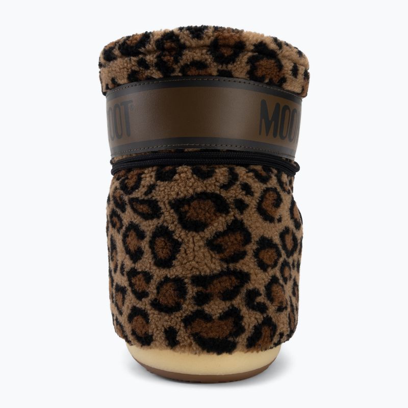 Dámske snehule Moon Boot Icon Low Fleece Leopard cognac/cocoa 6