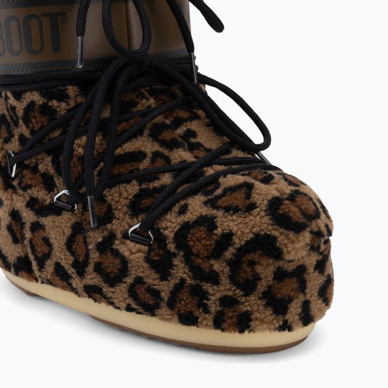 Dámske snehule Moon Boot Icon Low Fleece Leopard cognac/cocoa 7