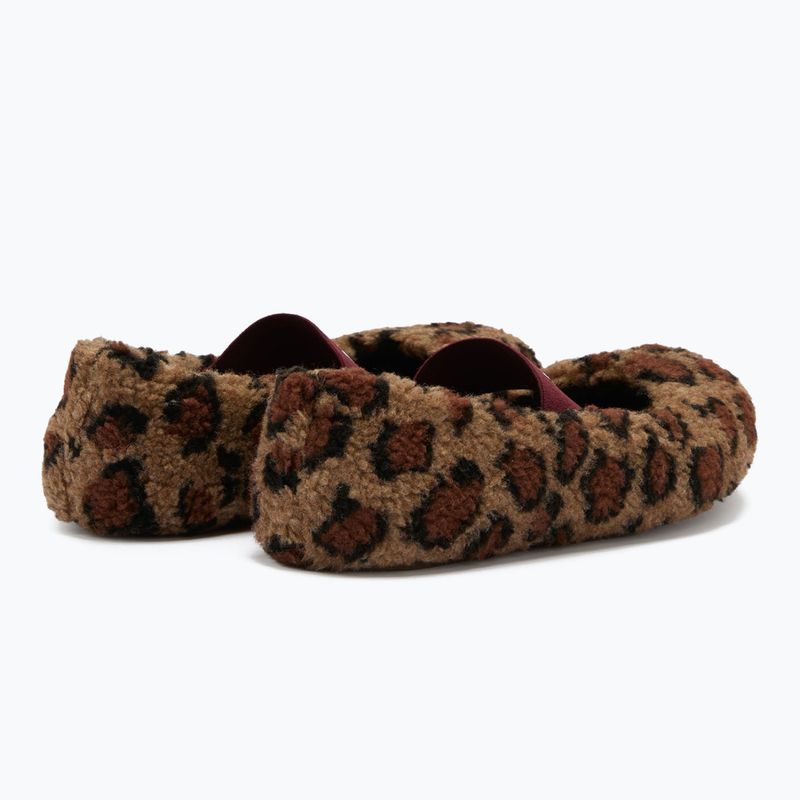 Dámske papuče Moon Boot Fleece Ballerina Leopard cognac/cocoa 2