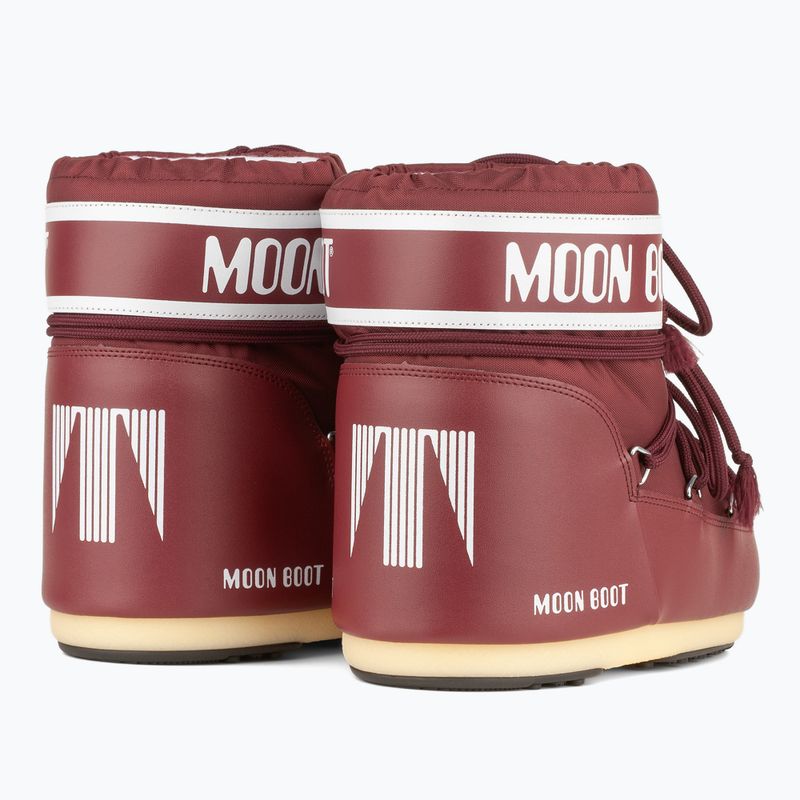 Dámske snehule Moon Boot Icon Low Nylon burgundy 2