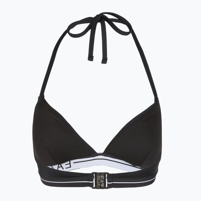 Dámske dvojdielne plavky EA7 Emporio Armani Logo Tape Bikini Triangle black 4
