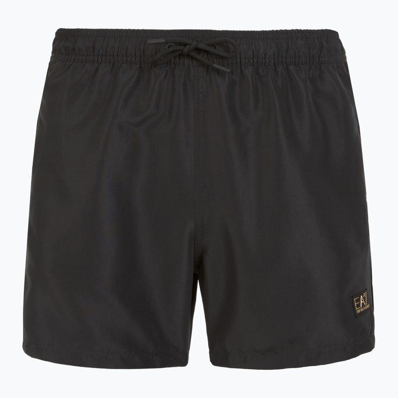 Pánske plavecké šortky EA7 Emporio Armani Gold Label Boxer black