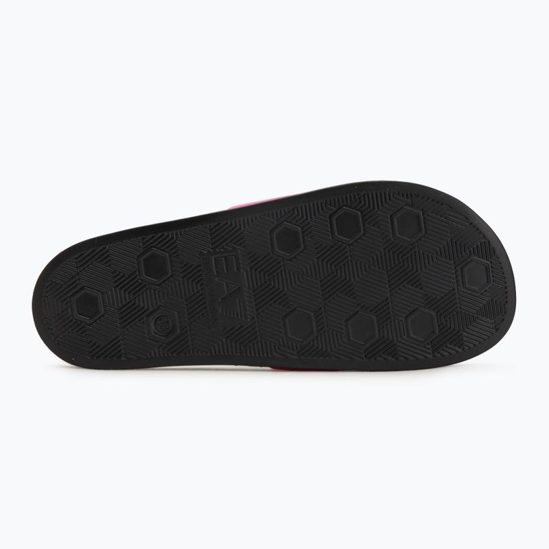 EA7 Emporio Armani Water Sports Visibility žabky pink fluo / black 4