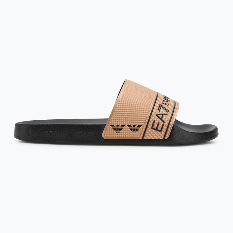 EA7 Emporio ArmaniWater Sports Tape žabky black / gold 2