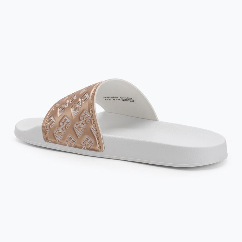 EA7 Emporio Armani Water Sports All Over white / rose gold žabky 3