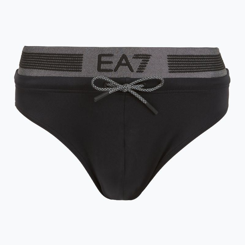 Pánske plavkové nohavičky EA7 Emporio Armani Logo Tape Brief black
