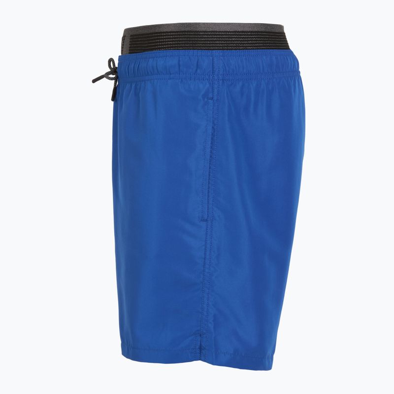 Pánske plavecké šortky EA7 Emporio Armani Logo Tape Boxer tyrkysové more 3