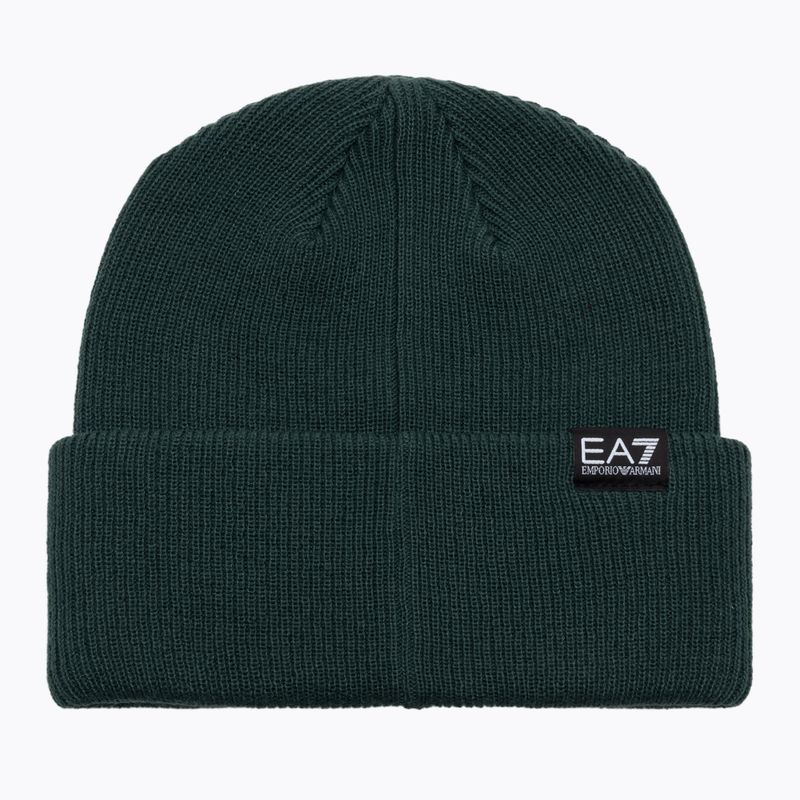 Zimná čiapka EA7 Emporio Armani Mountain Logo Series Big Beanie silver pine 2