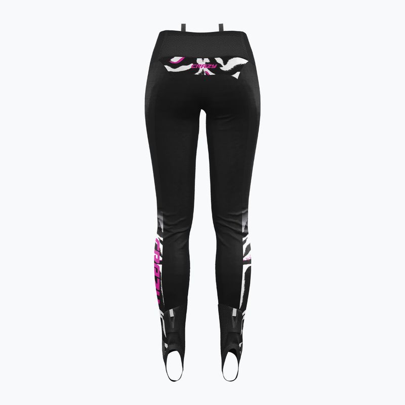 Dámske tepláky Crazy Falls black/zebra 4