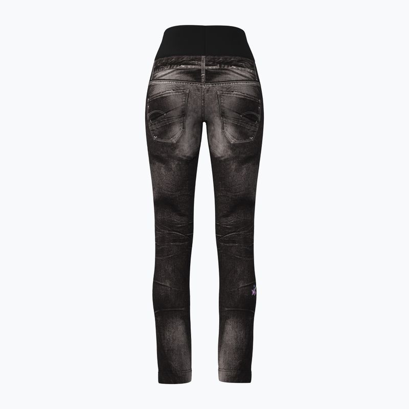 Dámske trekingové nohavice Crazy Wonder Magic print jeans black 2