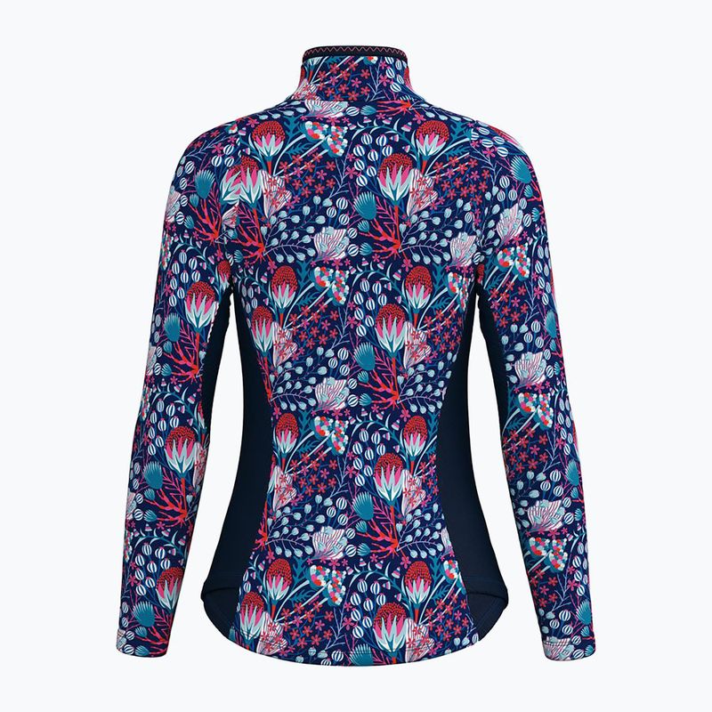 Dámska trekingová mikina Crazy Wonder Magic print lella blue 2