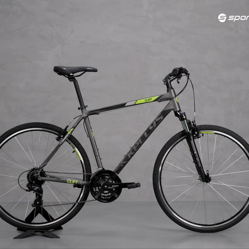 Kellys Cliff 3 crossový bicykel sivý 7234 7