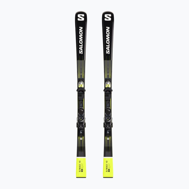 Salomon S Max 1 + M11 GW zjazdové lyže black/yellow L47557