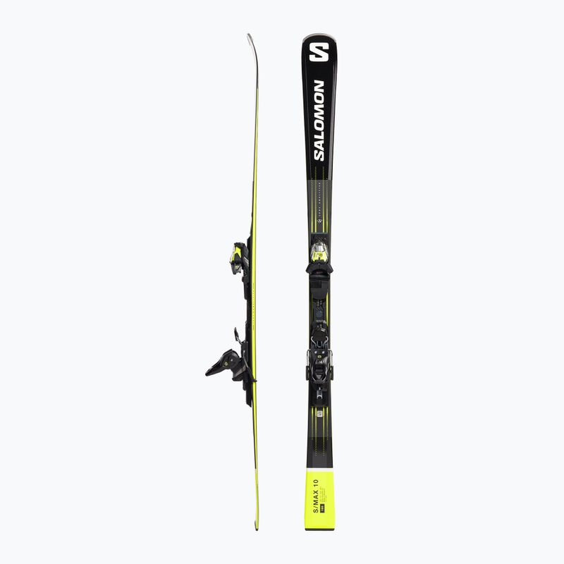 Salomon S Max 1 + M11 GW zjazdové lyže black/yellow L47557 2