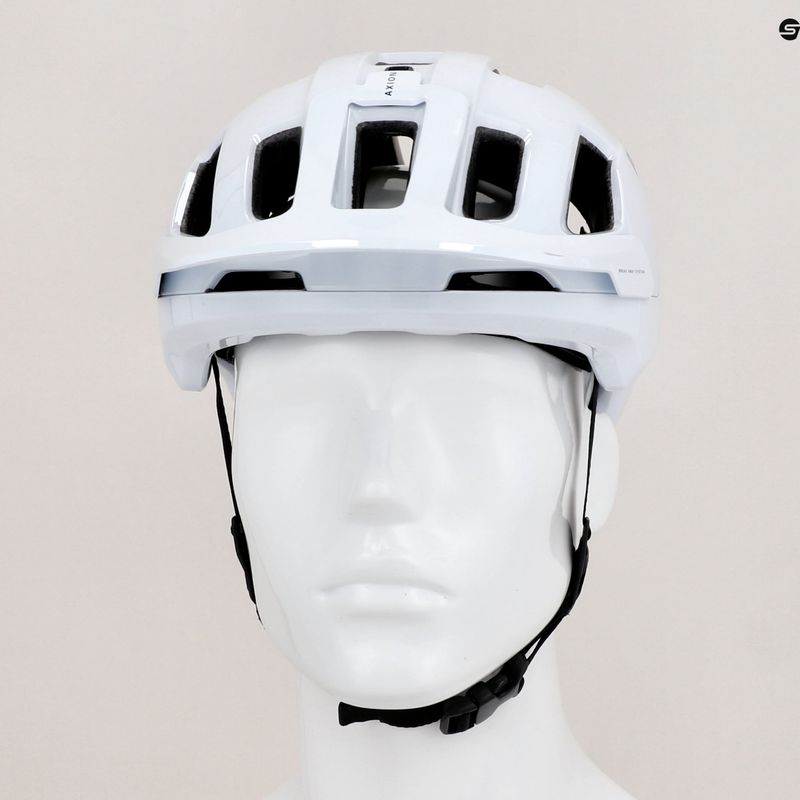 Cyklistická prilba POC Axion Race MIPS hydrogen white/uranium black matt 12