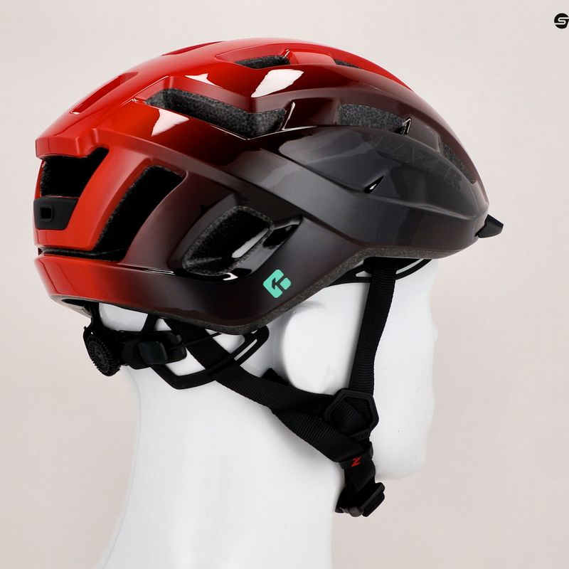 Lazer Codax KC CE-CPSC+net červeno-čierna cyklistická prilba BLC2237891808 8