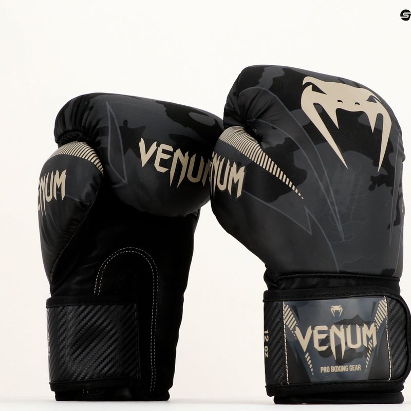 Boxerské rukavice Venum Impact čierno-šedé VENUM-03284-497 8