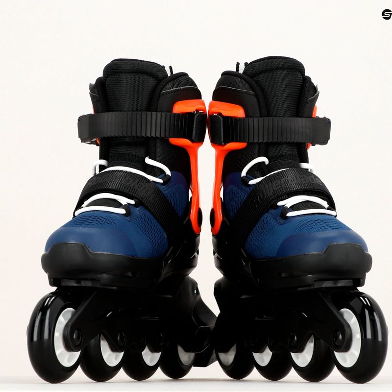 Detské kolieskové korčule Rollerblade Microblade navy blue and orange 07221900 174 13