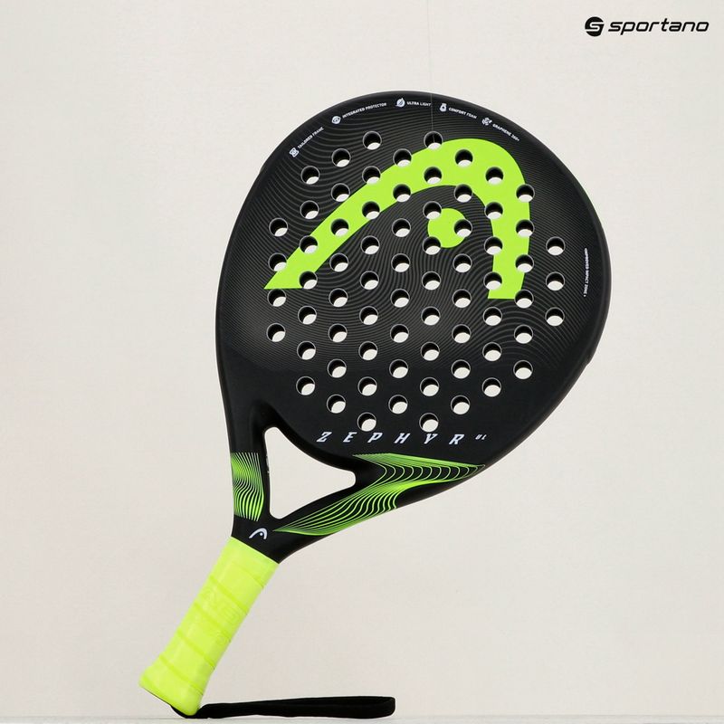 Pádlová raketa HEAD Zephyr UL 2023 čierno-žltá 225053 7