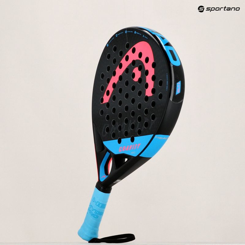 Pádlová raketa HEAD Gravity Pro 2022 black/blue 228162 8