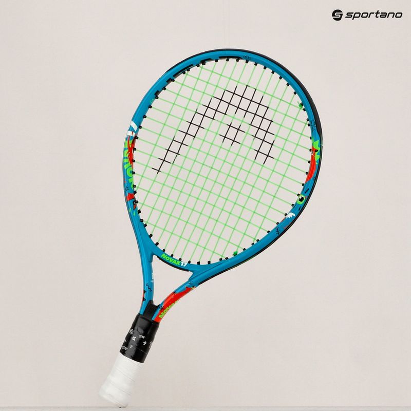 Detská tenisová raketa HEAD Novak 17 modrá 233142 12
