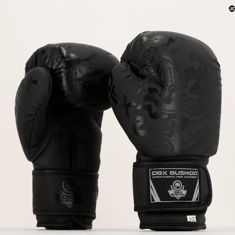 DBX BUSHIDO "Black Dragon" boxerské rukavice čierne B-2v18 17