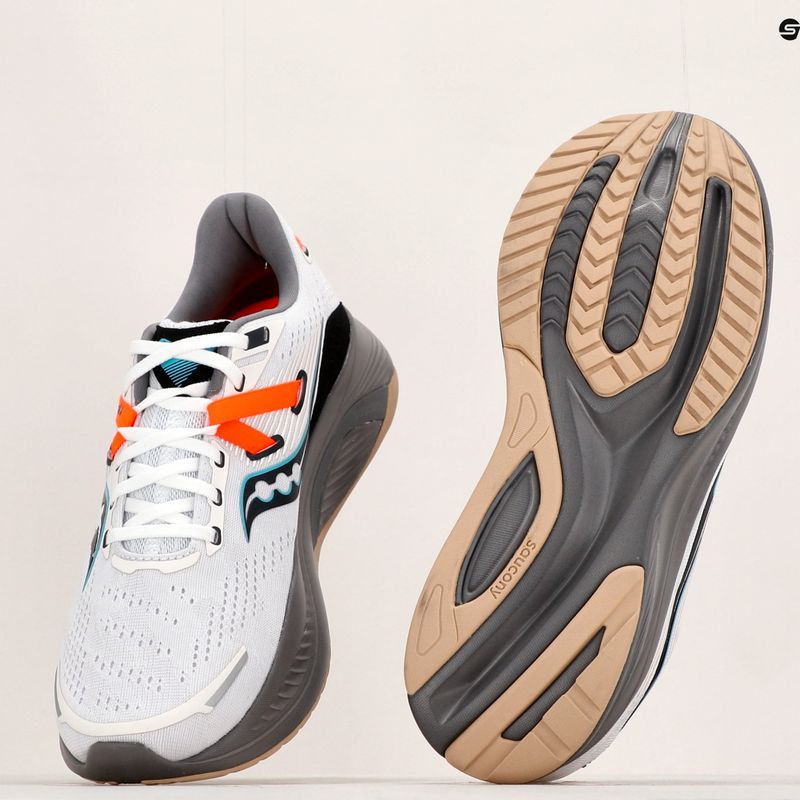 Saucony Guide 16 pánska bežecká obuv biela a sivá S20810-85 18