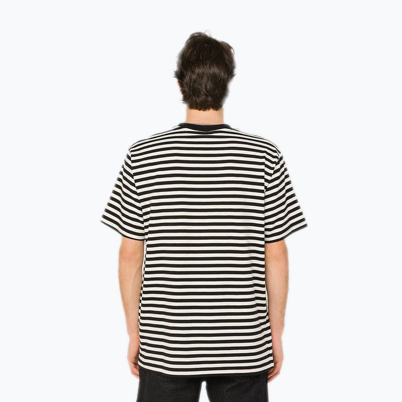 Pánske tričko Kaotiko M/C Rayas Corazon black 2