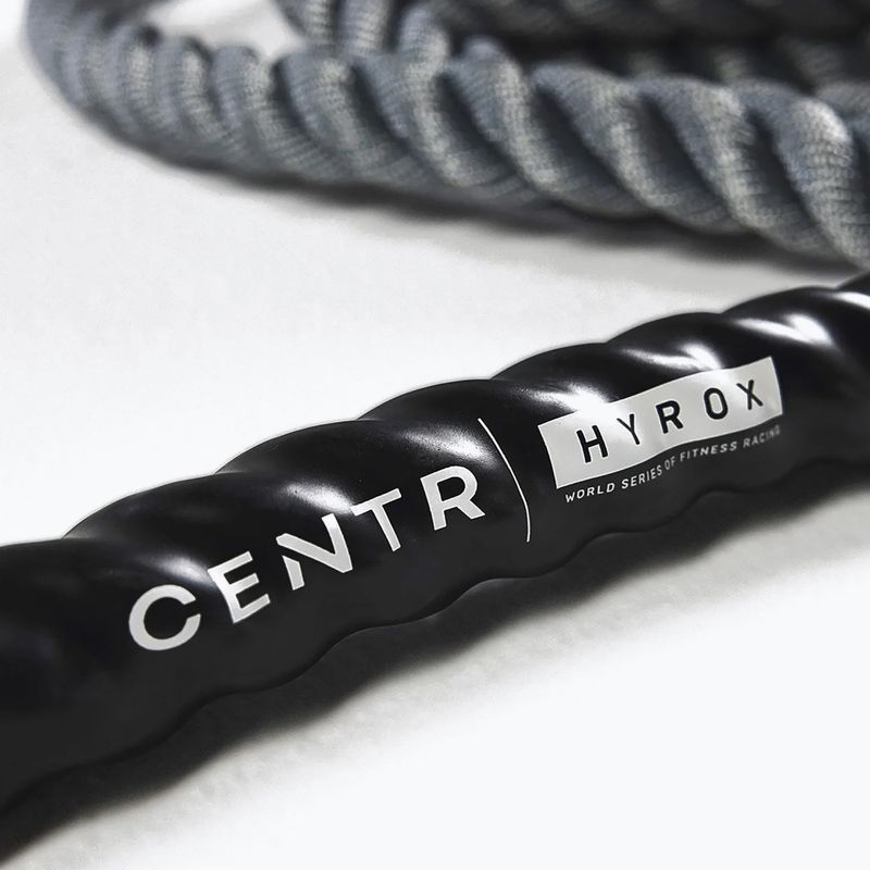 Tréningové lano Centr Competition Power Rope Centr x Hyrox black 4