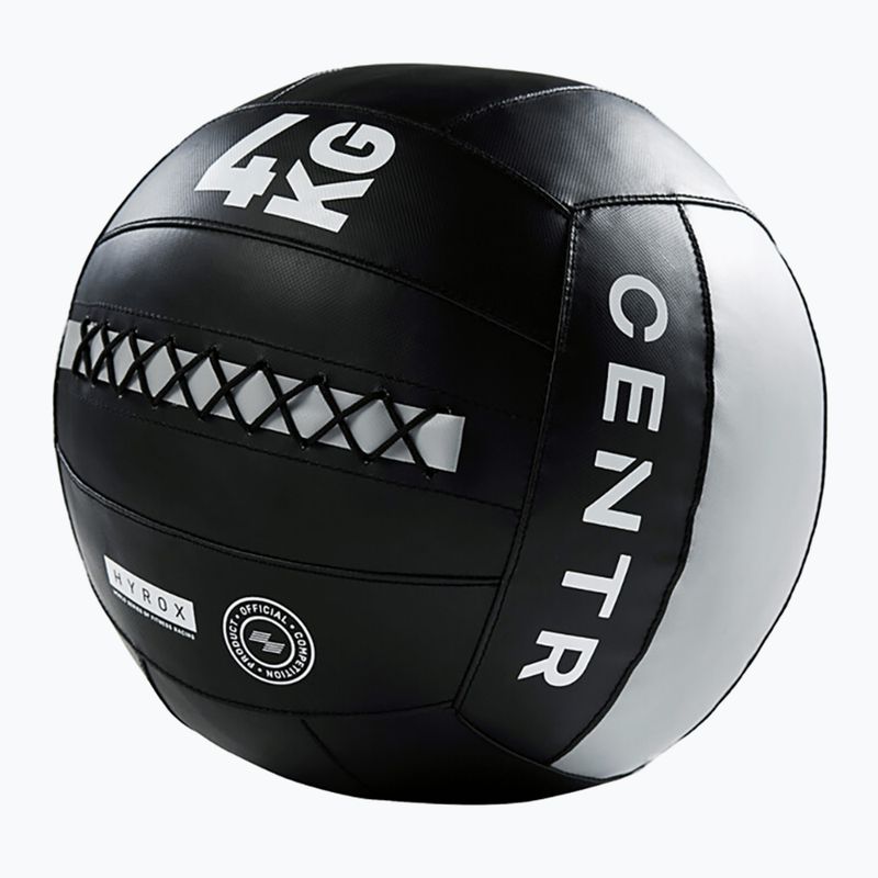 Medicimbalová lopta CENTR Competition Wall Ball Centr x Hyrox 4 kg black 2