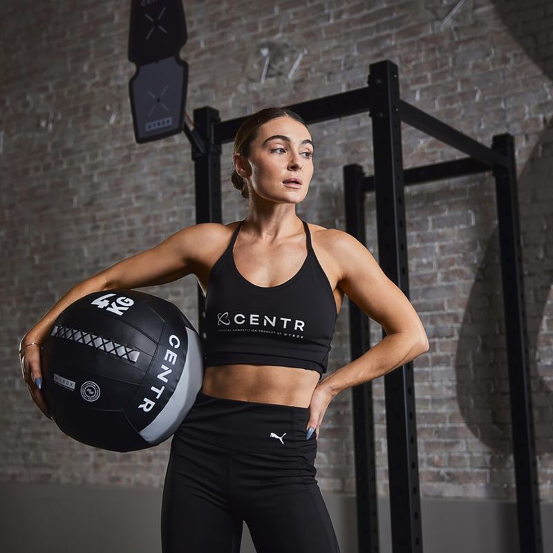 Medicimbalová lopta CENTR Competition Wall Ball Centr x Hyrox 4 kg black 6